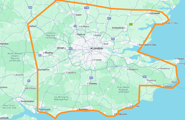 AutoKorrect Mobile Service Coverage Map